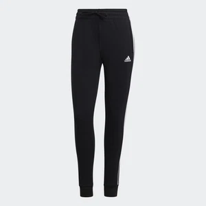 adidas women Essentials 3-Stripes Fleece Pants - Picture 1 of 23