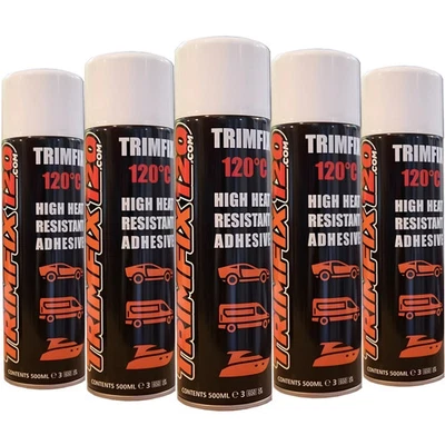 TRIMFIX Trim-Fix™ 500ml High-Temp Spray Adhesive – Carpet & Van Lining Glue for Cars
