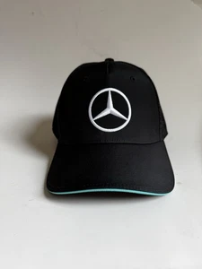 Mercedes AMG Petronas Formel F1 Team Mütze Baseball Cap Schwarz Neu Mit Etikett - Bild 1 von 10