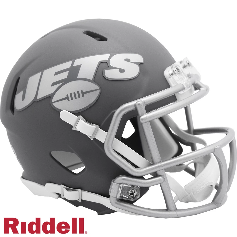 Casco Riddell New York Jets réplica mini velocidad estilo pizarra alternativa Foto 1 de 1