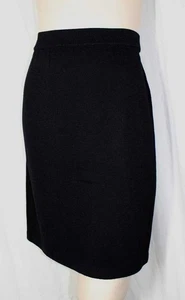 Falda lápiz St John Basic 8 M negra Santana tejida hasta la rodilla - Imagen 1 de 6