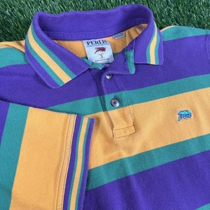 PERLIS New Orleans Karneval Motiv Herren Poloshirt Gr. S 100% Baumwolle - Bild 1 von 15