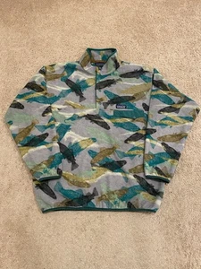 Patagonia Men’s Synchilla Snap-T Pullover Trout Tails Legend Green Size Large - Bild 1 von 6