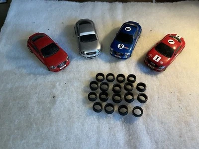 scalextric Slot Car Tyres To Fit Audi TT X 4 Tyres Cars Not Included - image 1 of 4