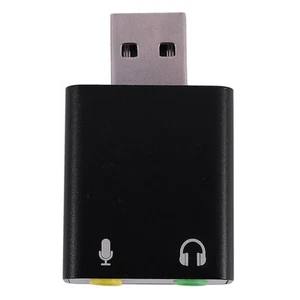 Alliage D'aluminium À 7.1 Canaux Usb Sound Ordinateur De Carte Carte Son Ex2995 - Photo 1/8