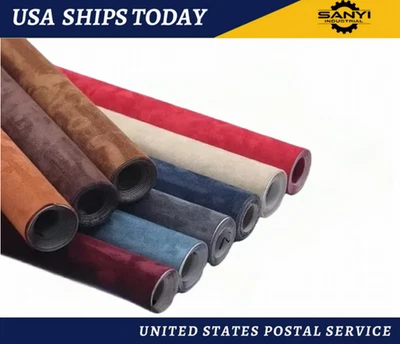 Self Adhesive Faux Suede Fabric Wrap Film Sticker for Car Interior Panel Upgrade - Image 1 of 4