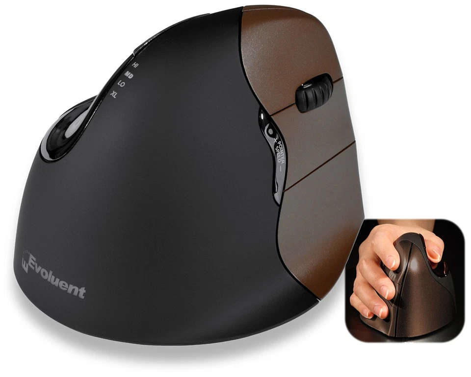 Evoluent Vertical Mouse 4, Rechte Hand, Small - Bild 1 von 1