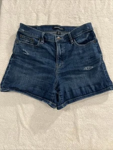 Pantalones Cortos de Jean Calvin Klein para Mujer 29 Tiro Alto Desgastados Medio Lavado Elásticos - Imagen 1 de 5