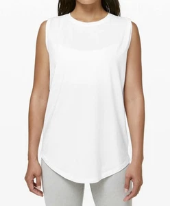 Lululemon Brunswick Canotta Donna XL Bianca Traspirante Muscolare Abbigliamento Sportivo Palestra Estate - Foto 1 di 12