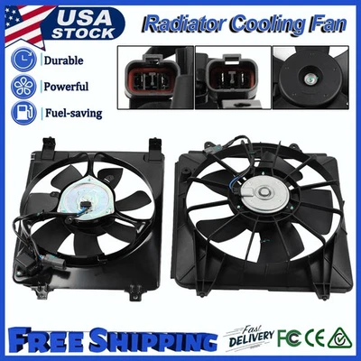 Engine Radiator Cooling Fan Assembly fit 2006-2009 2010 2011 Honda Civic 1.8L S+ - Image 1 of 4