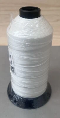 Quality Thread Hercules Polyester Filament White Thread Tex-270 16oz  - Image 1 of 3
