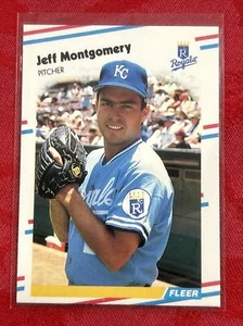 1988 actualización Fleer béisbol # U-32 Jeff Mongomery radiocontrol - Imagen 1 de 7
