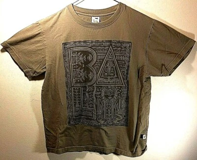 Camiseta para hombre Rock Art Bali aspecto primitivo verde oliva Bali talla: M mediana Foto 1 de 4