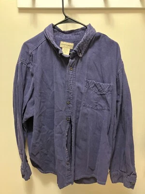 Vintage Scandia Woods Shirt Mens Extra Large XL Navy Blue Western Button Down - Image 1 of 3