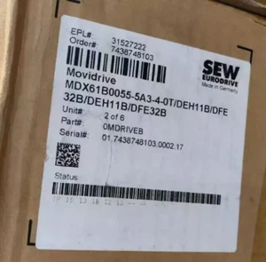 Convertidor de frecuencia Sew MDX61B0055-5A3-4-0T totalmente nuevo 1 año de garantía a través de DHL - Imagen 1 de 3