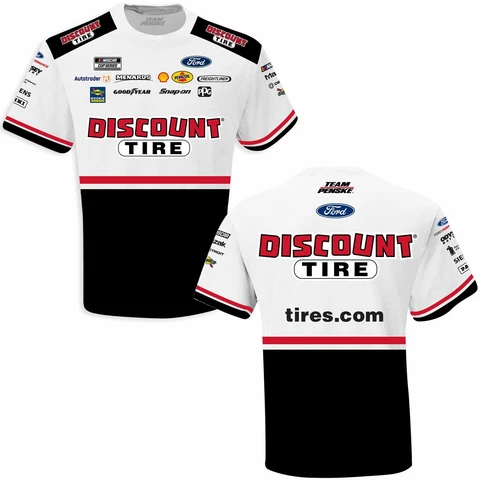 Austin Cindric 2022 Checkered Flag #2 Discount Tire Sublimated Uniform Tee Cover