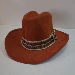 Sombrero de Vaquero Vintage Marrón Gamuza United Hatters Gorra Millinery Union? Niños Talla S - Imagen 1 de 13