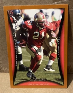 2008 Bowman Frank Gore #37 Orange /250 - Picture 1 of 3