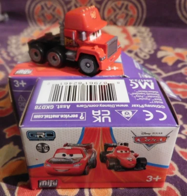 Disney Pixar Cars Mini Racer 2024 Series 3 MACK CAB CAJA PÚRPURA SELLADA Foto 1 de 4