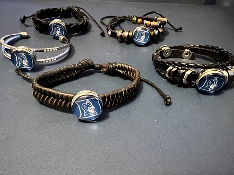 Duke Blue Devils Snap Jewelry Various style Bracelets -you pick style Cover