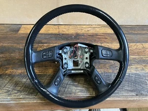 2003 -2007 Chevy Suburban Trailblazer Gmc Envoy Yukon Leather Steering Wheel Gm - Picture 1 of 7