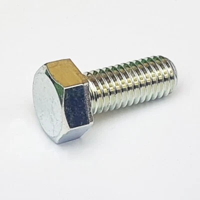 ZEDPARTS M8 JIS Hex Bolts 10mm-25mm, No Mark on Head 13 A/F Zinc, 110B0810-110B0825
