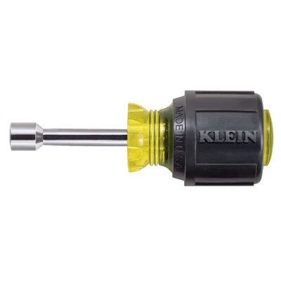 Klein Tools 610-5/16 5/16" 1-1/2" Shank Cushion-Grip Stubby Nut Driver - Image 1 of 2