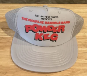 VTG Slim Jim Meats Presents “The Charlie Daniels Band Powder Keg” SnapBack Hat - Picture 1 of 2
