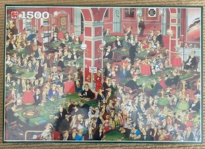 JAN VAN HAASTEREN - Crazy Casino - 1500 piece Jigsaw Puzzle - NEW/Sealed - JVH - Picture 1 of 1