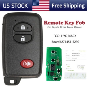 HYQ14ACX - UNLOCKED VIRGIN For Toyota Keyless Remote Smart Key Fob 271451-5290 - Picture 1 of 7