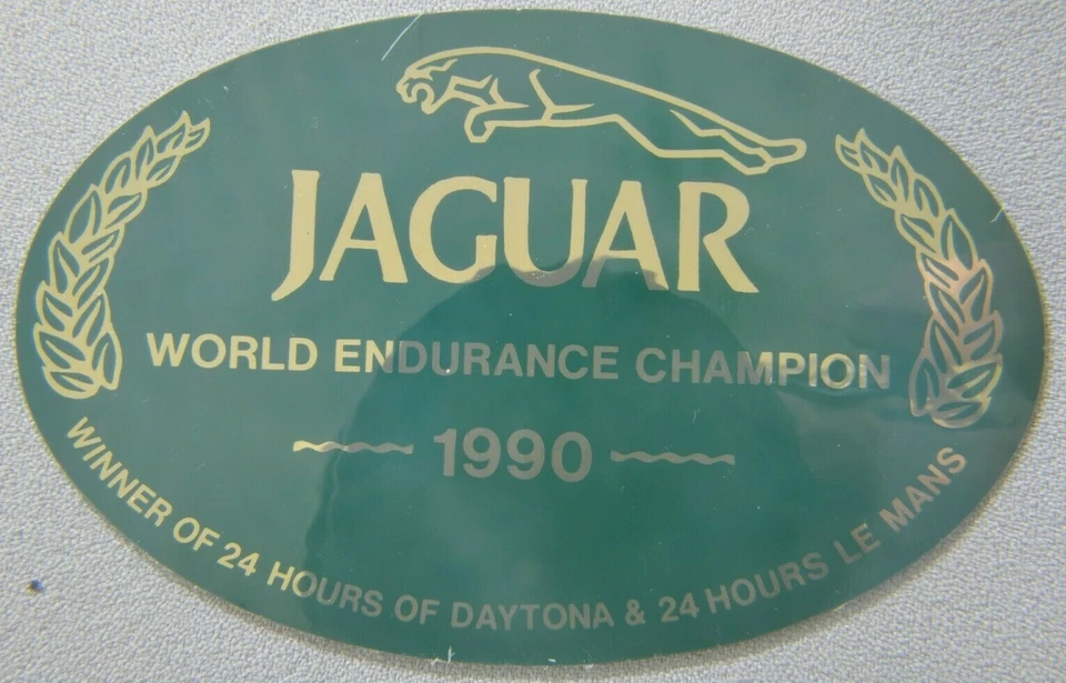 Jaguar 1990 World Endurance Champion Sticker - Image 1 of 1