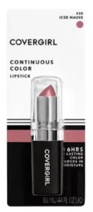 CoverGirl Continuous Color Lipstick, Iced Mauve New Sealed 420 - Picture 1 of 1