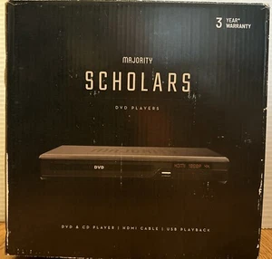 Reproductor compacto de DVD y CD Magority Scholars nuevo/caja abierta - Imagen 1 de 7