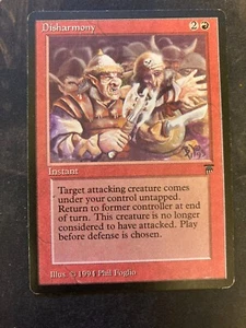 *** LEGENDS Disharmony *** LP+ Rare! - Vintage MtG Magic - Picture 1 of 2