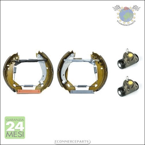 Brembo Kit Ganasce Freni Premontato Posteriore - K 61 084. Conforme ECE-R90, Con Regolatore Automatico. Diametro 203mm, Larghezza 38mm. Per Sistema Bosch. - 4
