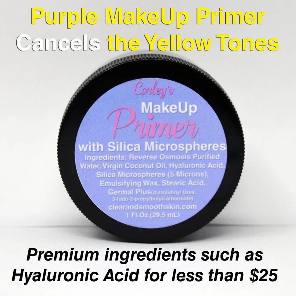 Carley's MakeUp Primer: Smooths fine lines, pores & reduces excess oil/moisture - Image 1 of 1