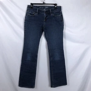 Ann Taylor Loft Womens Size 4 Blue Low-Rise Curvy Bootcut Denim Jeans - Picture 1 of 2
