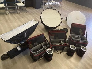 SET DE ILUMINACIÓN: 2 APUTURE 300X + 1 APUTURE 600d PRO + ACCESORIOS - Imagen 1 de 14