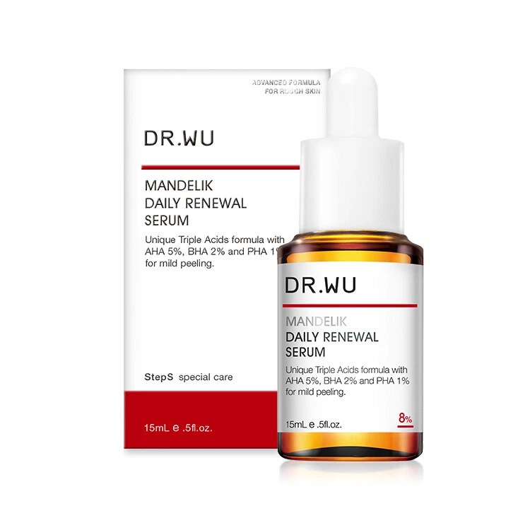 [DR. WU] Mandelik Daily Renewal Serum with Mandelic Acid 8% 15ml NEW - Image 1 of 3