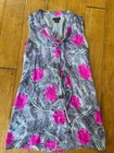 Alpine stars Women’s Summer Dress Great Bright Pink  Floral XS X Small