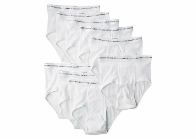 Hanes Red Label Briefs Size S - Pack of 9 - White