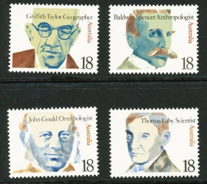 Australia 1973 Famous Australian, set of 4, mint never hinged - Foto 1 di 1