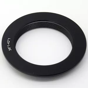 M36-M42 Flange Modify Lens Adapter M36 x1 Female To 42mm x1 Male Screw - Picture 1 of 2
