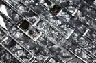 Mosaïque translucide crystal composite chic noir cuisine 87-MV718_f | 10 plaques