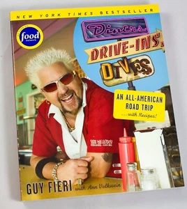 Diners, Drive-Ins, and Dives Cookbook By Guy Fieri & Ann Volkwein 2008 PB - Picture 1 of 12