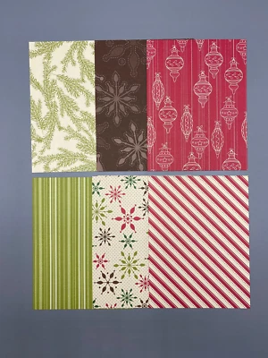 12 frentes de tarjetas de papel Stampin' Up Designer Series 4x5,25 doble cara Foto 1 de 2