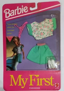 Vintage 1992 Barbie My First Fashions Dress & Accessories NOS NRFP - Picture 1 of 3