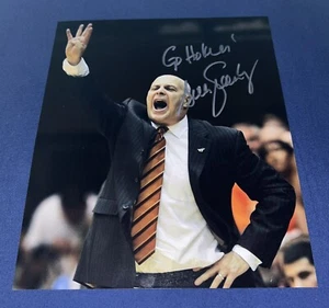 SETH GREENBERG SIGNED 8X10 PHOTO VIRGINIA TECH HOKIES VT BASKETBALL AUTOGRAPH - Picture 1 of 1