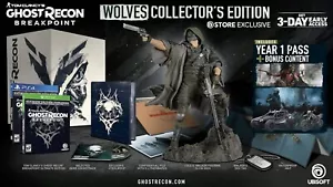 Tom Clancys Ghost Recon Breakpoint Wolves Collector's Edition personaggio PS4 NUOVO IMBALLO ORIGINALE - Foto 1 di 1