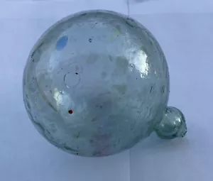 Glaskugel mundgeblasen, Durchmesser ca. 11 cm - Bild 1 von 9